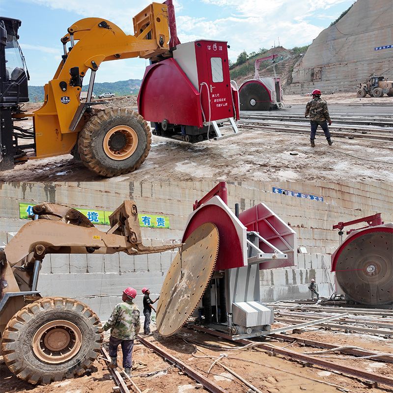 Quarry Stone Block Cutting Machine
